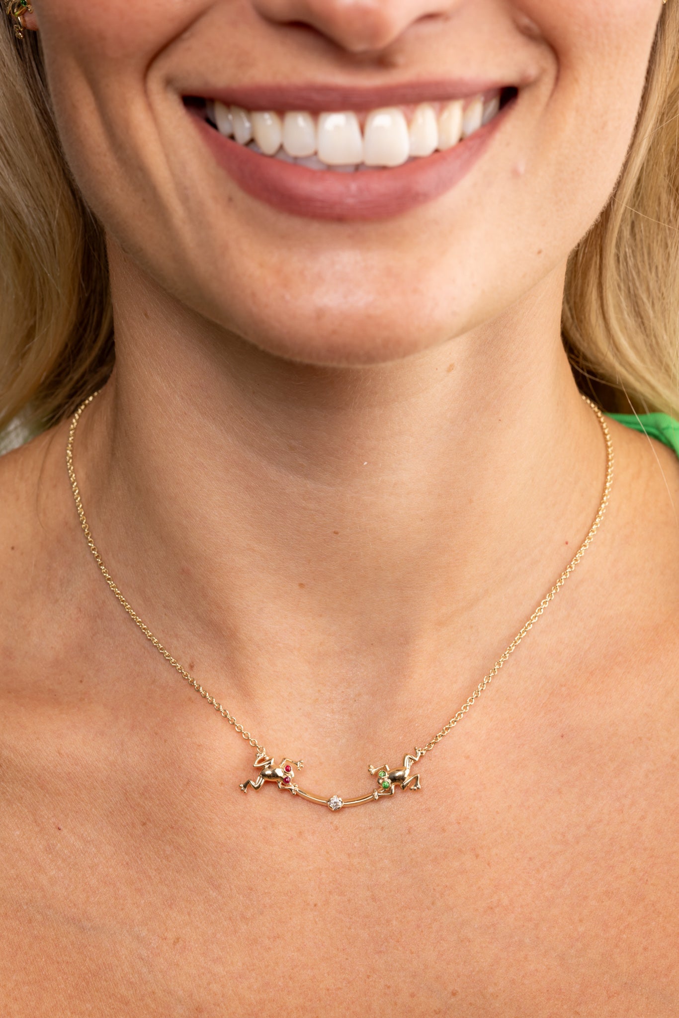 The Gem-Eye Frog Necklace