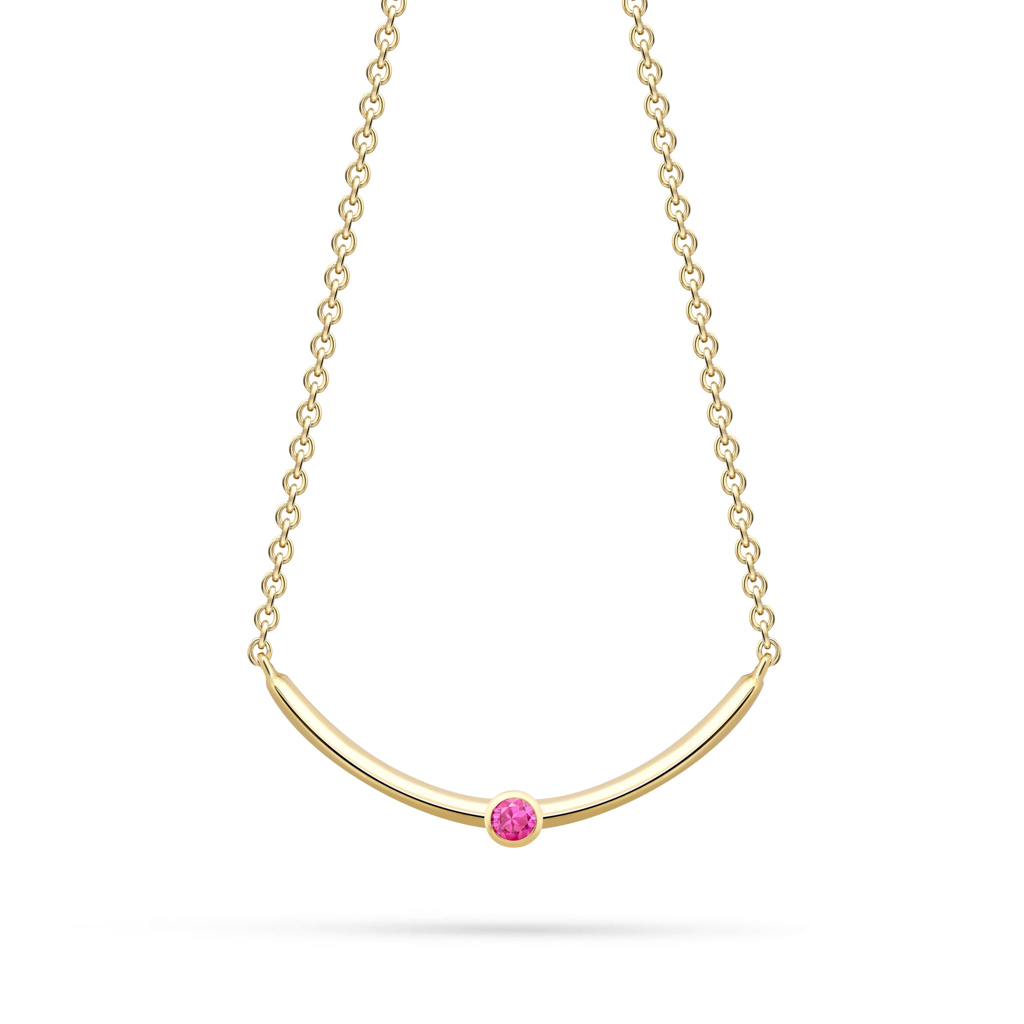 The Danièle - Pink Sapphire Necklace