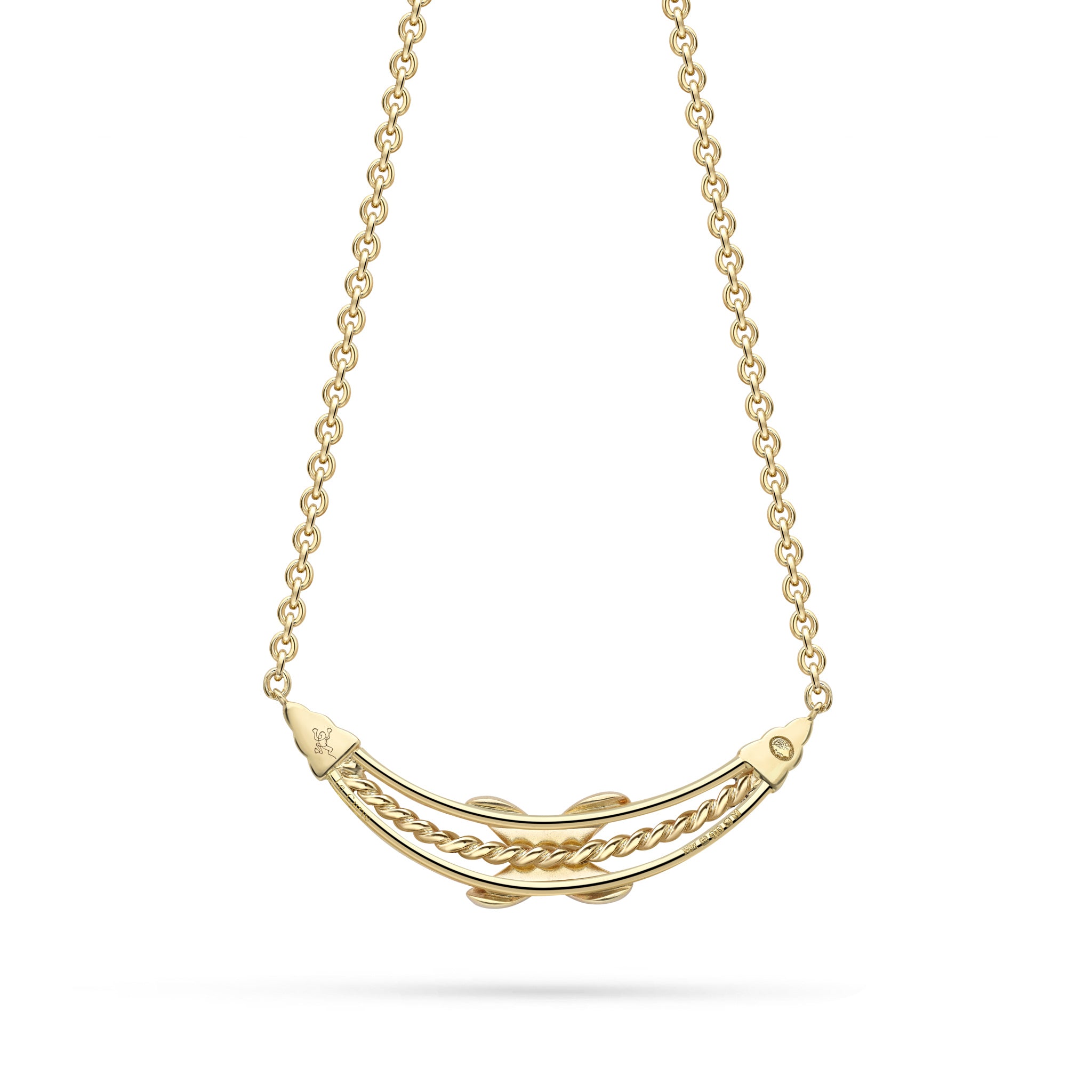 The Josephine - White Gold Necklace